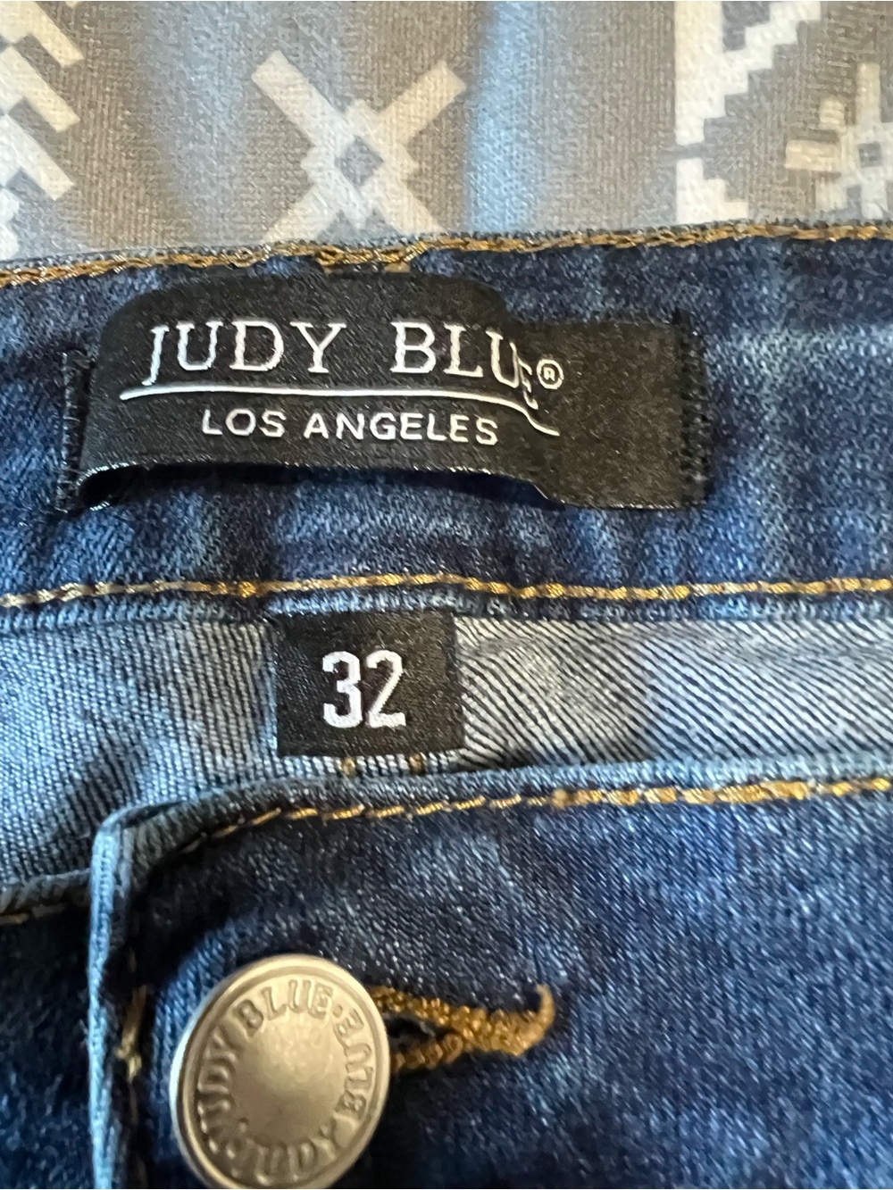 Judy Blue Dark Blue Straight-Leg Women's Jeans - Picture 3 of 8